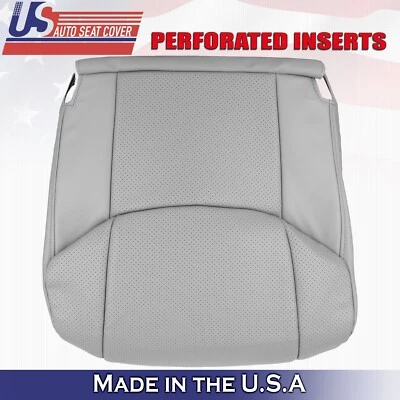 2005 2006 For Toyota Avalon Driver Bottom Perforated Leather Seat Cover Gray - Image 1 of 4