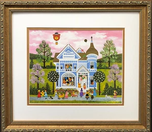 Jane Wooster Scott "Bears! Bears! Bears!"  CUSTOM FRAMED Art Teddy Bear - Picture 1 of 3