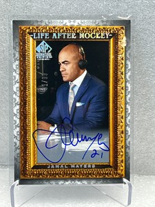 2020-21 SP Sig Legends Life After Hockey Auto Silver S #LA1 Jamal Mayers 31/99