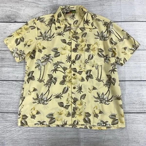 Roundy Bay Hawaiian Shirt Men Size XL Tropical Button Down Collared Short Sleeve - Picture 1 of 5