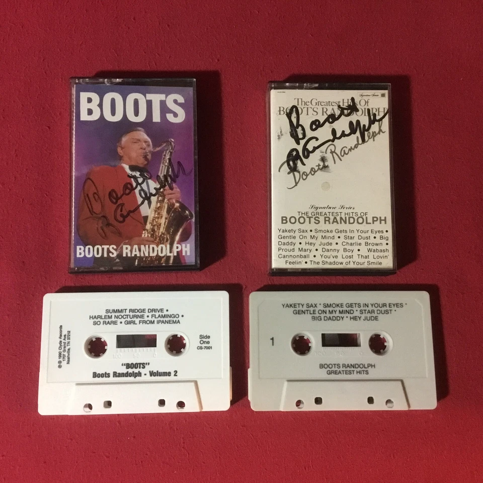 The Greatest Hits of Boots Randolph (2) Cassette Tapes (Autographed Copies) - Image 1 of 4