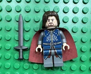 LEGO Lord of the Rings: Aragorn Dark Red & Black Cape Minifigure (79007) lor066 - Picture 1 of 2