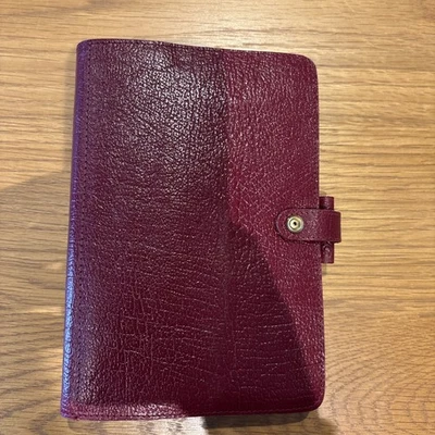 Vintage Filofax 4 CLF 7/8 Echt Kalbsleder Organizer 1984 - 88 Einsätze enthalten - Bild 1 von 4