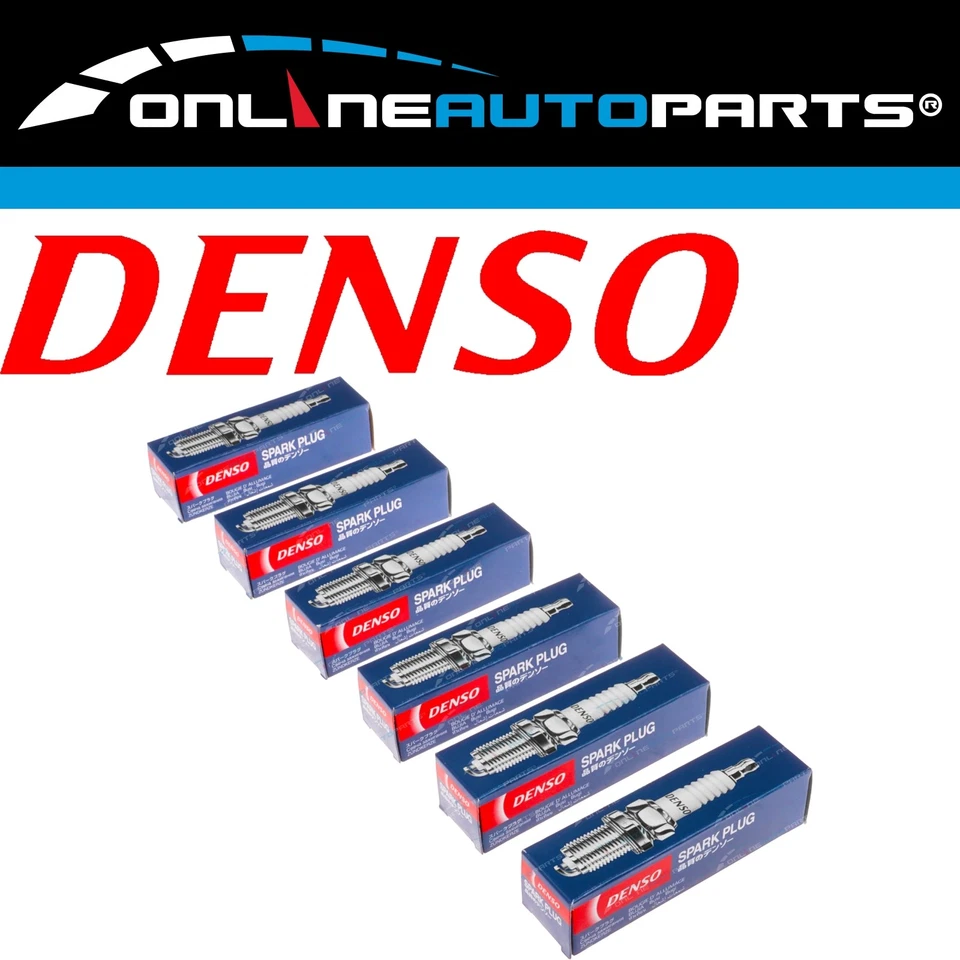 Set of 6 Denso Nickel Spark Plugs for Toyota Prado VZJ95R V6 3.4L 5VZ-FE 1996~02 - Image 1 of 1