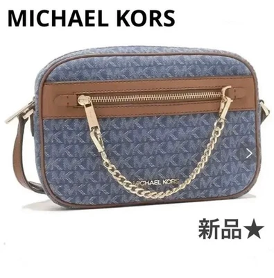 Auténtico bolso bandolera Michael Kors de mezclilla como nuevo sin usar Foto 1 de 4