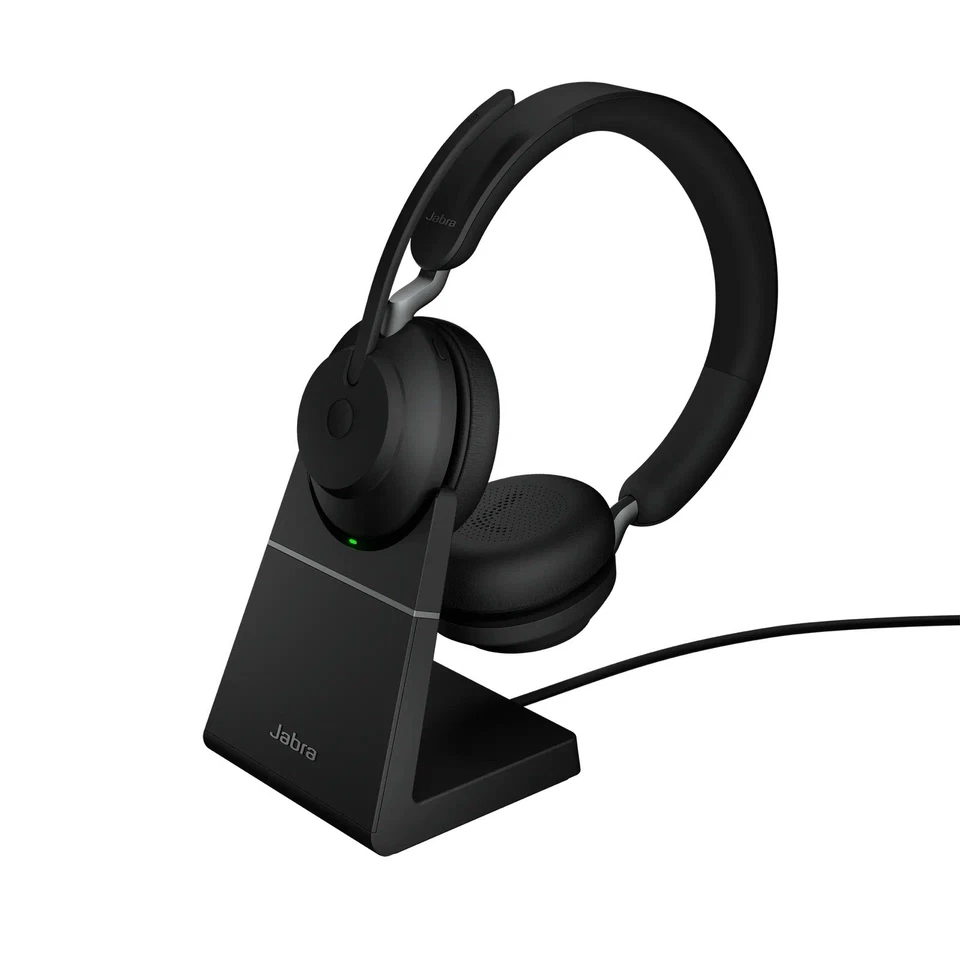 Jabra Evolve2 65 MS Stereo mit Ladestation - schwarz - USB-A - Bild 1 von 1