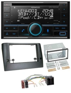 Kenwood CD 2DIN DAB USB MP3 Bluetooth Autoradio für Fiat Stilo (ab 2005) - Bild 1 von 8