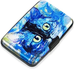 **RFID Blocking Aluminum Credit Card Holder Mini Metal Wallet for Men Women** - Picture 1 of 5