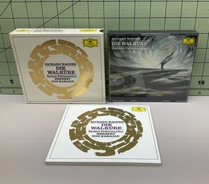 Richard Wagner Die Walkure Herbert Von Karagan Berlin Philharmoniker 4 Opera Cd - Foto 1 di 10