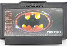 Famicom Software Model Batman SUNSOFT