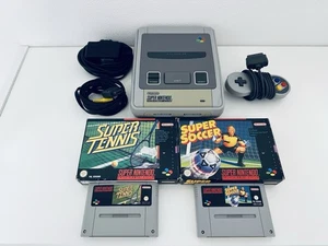 Super Nintendo Entertainment System Spielekonsole + 2 Spiele - Bild 1 von 7