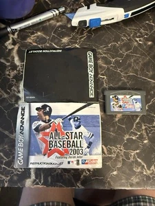 Rare All-Star Baseball '03 Nintendo Game Boy Advance Tested & Manual - Picture 1 of 5