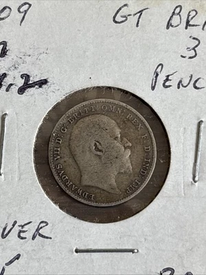 1909 Great Britain 3 Pence - Image 1 of 2