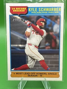 24 Topps Heritage Kyle Schwarber ‘24 Record Breaker #2 - Picture 1 of 2