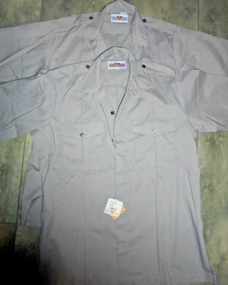 2 New~Flying Cross Valor Silver/Gray Short Sleeve Shirts~ Size Medium - Image 1 of 4