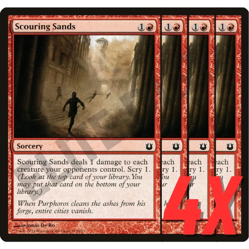 MTG Scouring Sands (Born of the Gods) 110/165 (NEAR MINT) (4X) - Image 1 of 1