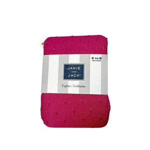 NWT Janie And Jack Swiss Dot Tights Size 6-8 - Picture 1 of 3