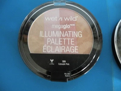 Wet n Wild MegaGlo Illuminating Palette, Catwalk Pink 320 .35oz New D4 - Image 1 of 2