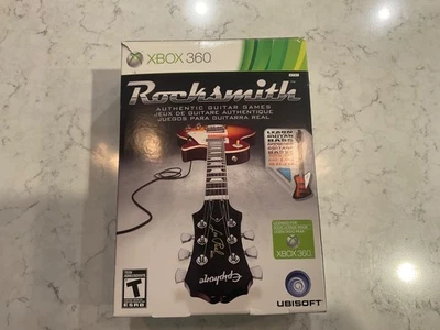 Juego de Guitarra Rocksmith (Microsoft Xbox 360, 2011) con Caja de Cable Tono Real Pegatinas Foto 1 de 4