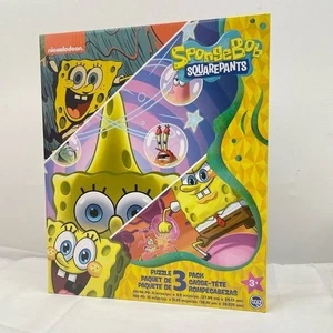 Nickelodeon Spongebob Schwammkopf 3 Puzzle in 1 Box, 24, 48, 100 Stck. - Bild 1 von 7