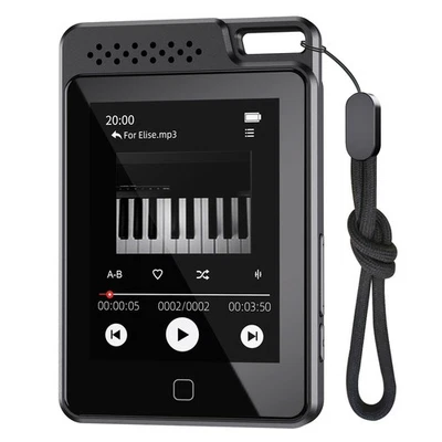 Lettore MP3 da 64 GB Con Bluetooth 5.3, Touch Screen da 2,4" Con Copertura in me - Immagine 1 di 4