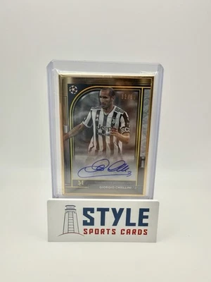 2022 Museum Gold Frame Auto Giorgio Chiellini 32/50 Juventus - Image 1 of 2