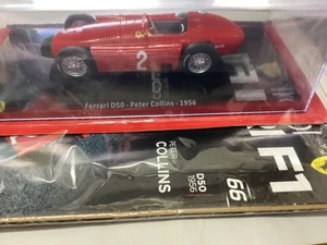 Ferrari D50 1956 Pilot Peter Collins 1/24. DIE CAST Neu Teak - Bild 1 von 5