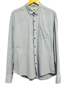 WRK Shirt Mens XL Light Blue The Reworked Shirt Button Down Cotton Long Sleeve - Picture 1 of 11