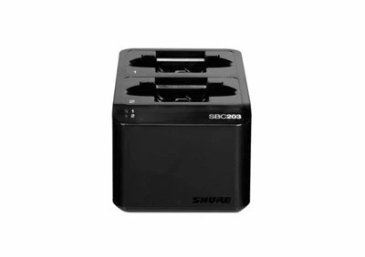 Shure SBC203-US Dual Docking Station for SLXD Transmitters and SB903 Battery - Image 1 of 4