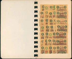 1930er Ohio Prepaid Sales Tax Briefmarkensammlung Lot mehrere Stückelungen Einnahmen - Bild 1 von 8