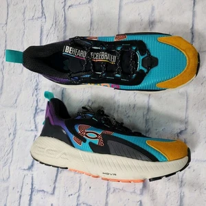 Zapatillas Under Armour PARA HOMBRES TALLA 13 HOVR Mega 2 MVMNT bajas negras mes historia - Imagen 1 de 9