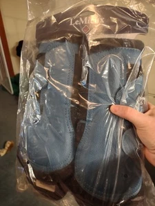 LeMieux Fleece Lined Brushing Boots (MARINE) L - Picture 1 of 3