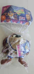 Vintage 1996 McDonalds SPACE JAM Taz Plush Toy WB Looney Tunes NEW Sealed - Picture 1 of 5