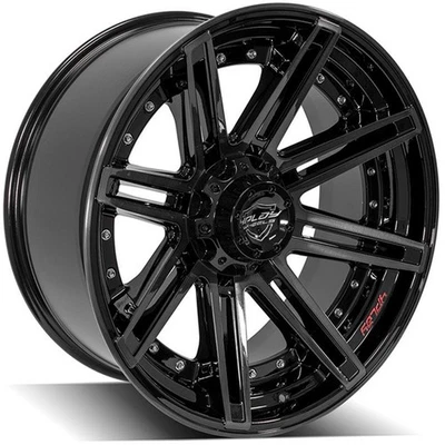 Black Wheel w/Brushed Face 22x10 for 2023 Toyota Land Cruiser by 4PLAY - RVO3341 - Image 1 of 3