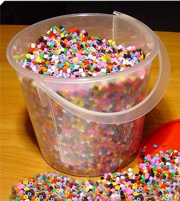 Bügelperlen MAXI-EIMER mit 20 000 Stück in TOP QUALITÄT           86-10 - Bild 1 von 3