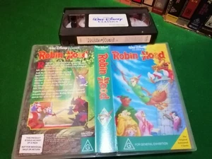ROBIN HOOD - RARE Australian Walt Disney Classics Home Video Vhs Issue - CARTOON - Picture 1 of 1