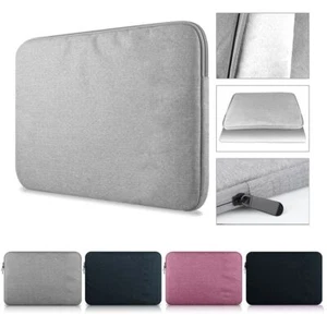Polyester Sleeve Laptop Bag Notebook Case Cover For MacBook HP Dell Lenovo - Picture 1 of 13