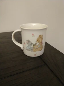 Mug tasse céramique Mikasa TEDDY CC018 ours en peluche fraises papillon EXC ! - Photo 1/4