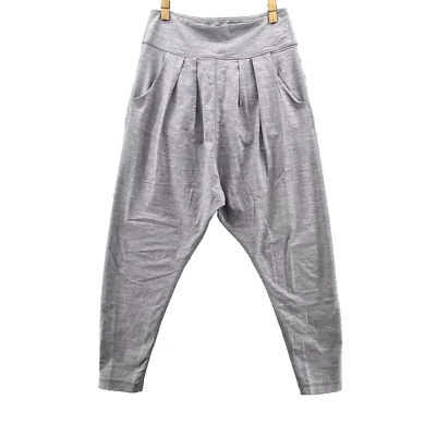Pantalones Lululemon Harén Entrepierna Caída Para Mujer 4 Gris Boho Yoga Jogger Gimnasio Ropa Deportiva Foto 1 de 4