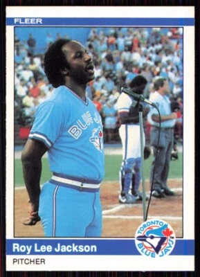 1984 Fleer Roy Lee Jackson Toronto Blue Jays #158 - Image 1 of 2