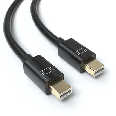 2m Mini DisplayPort 1.2 Kabel Display Port Mini DP Stecker beidseitig vergoldet - Bild 1 von 4