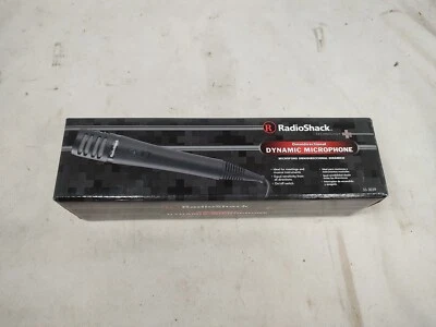 RADIO SHACK UNIDIRECTIONAL DYNAMIC MICROPHONE 33-3038 NIB - Image 1 of 4
