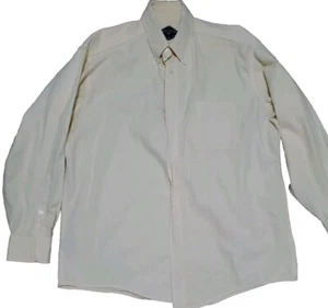 Bills Khakis Men’s Long Sleeve Button Down Yellow Striped Shirt Sz XL Made USA - Picture 1 of 7