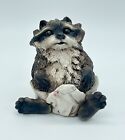 Vintage Stone Critters Baby Raccoon Wearing Diaper