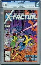 X-FACTOR 1 CGC 9.8 WP ORIGIN & 1st X-FACTOR CAMERON HODGE Marvel Comics 1986