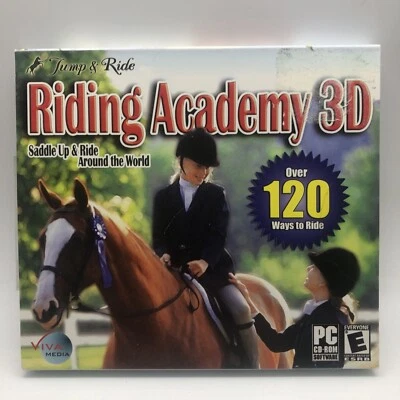 Video Game PC Jump & Ride Riding Academy 3D NEW SEALED Jewel - Image 1 of 4
