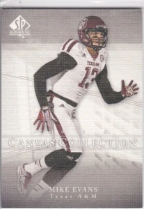 MIKE EVANS ROOKIE CARD 2014 Upper Deck SP Authentic CANVAS COLLECTION Texas A&M - Picture 1 of 2