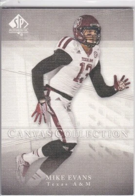 MIKE EVANS ROOKIE CARD 2014 Upper Deck SP Authentic CANVAS COLLECTION Texas A&M - Image 1 of 2
