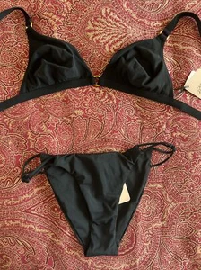 agent provocateur bikini set Malisa Bra Size 4 and tiffani bottom Size 2 Black - Bild 1 von 8