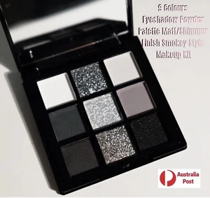 9Color Eyeshadow Powder Palette Matt/Shimmer Finish Smokey Style Makeup Kit 9114 - Picture 1 of 3